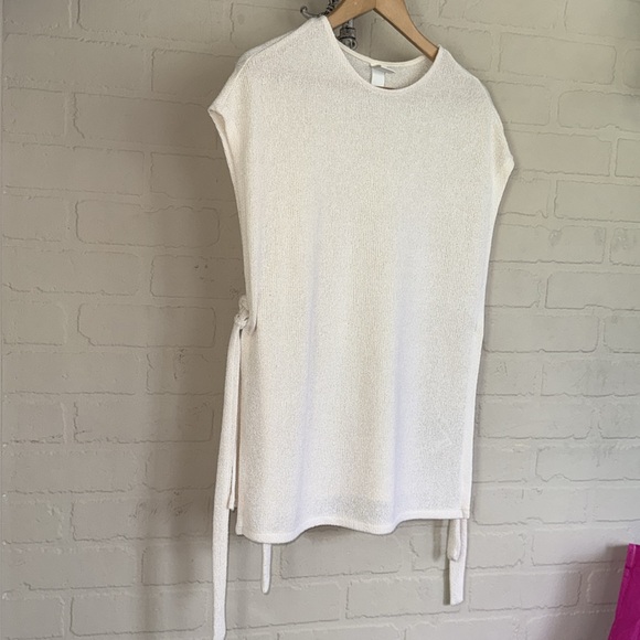 H&M vest overlay Knit sweater lightweight no tags small Lagenlook tunic - Picture 2 of 5